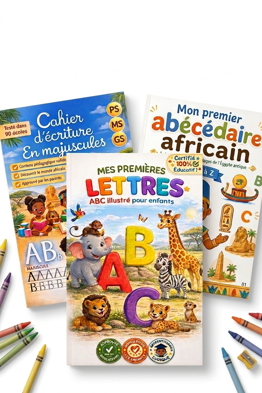 Pack Trio Spiritualité — abécédaire + écriture + premier mot