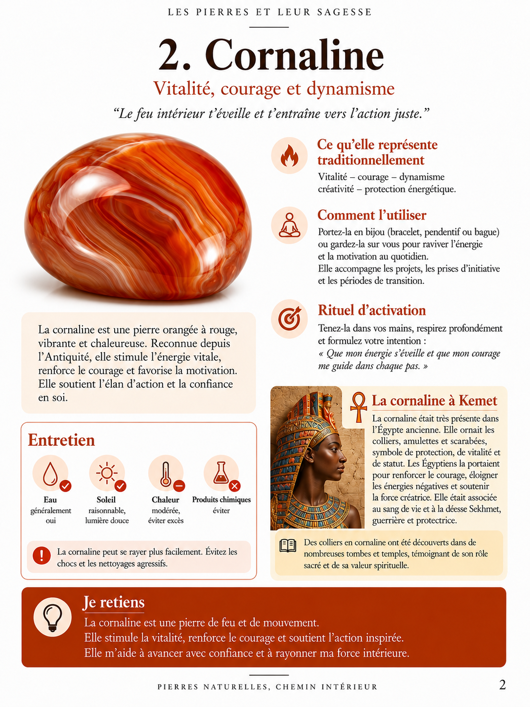 Mini-Guide PDF — Apprendre à connaître sa pierre