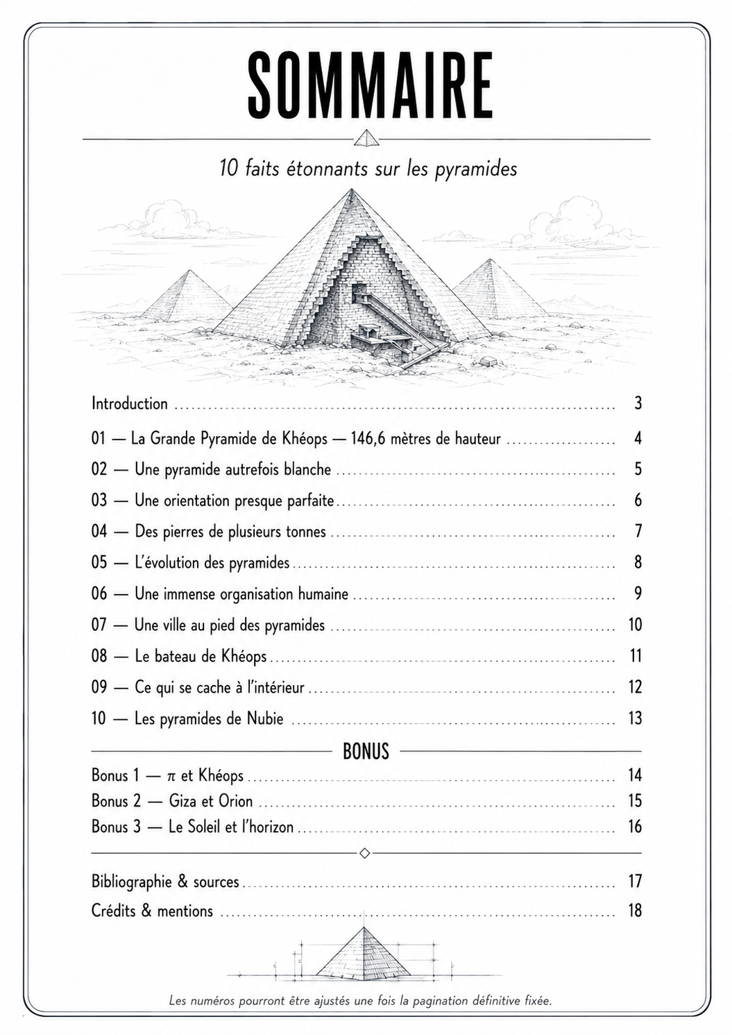 L’Énigme des pyramides – Ebook