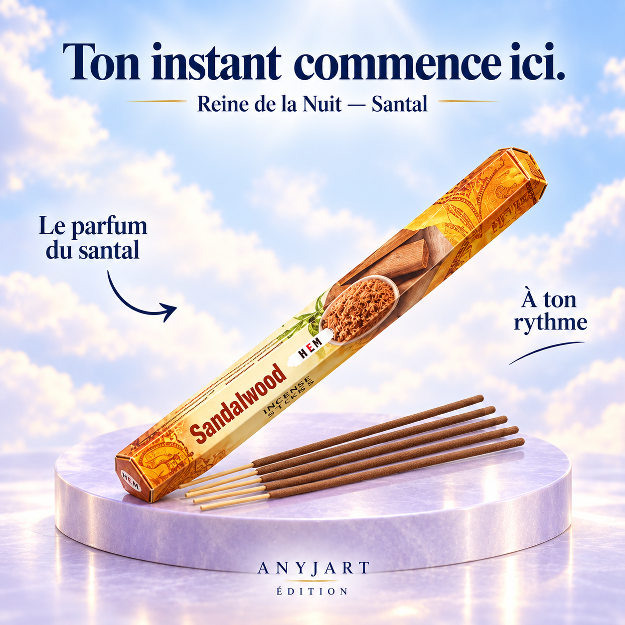 Bâtons d'encens égyptien (pack de 20)