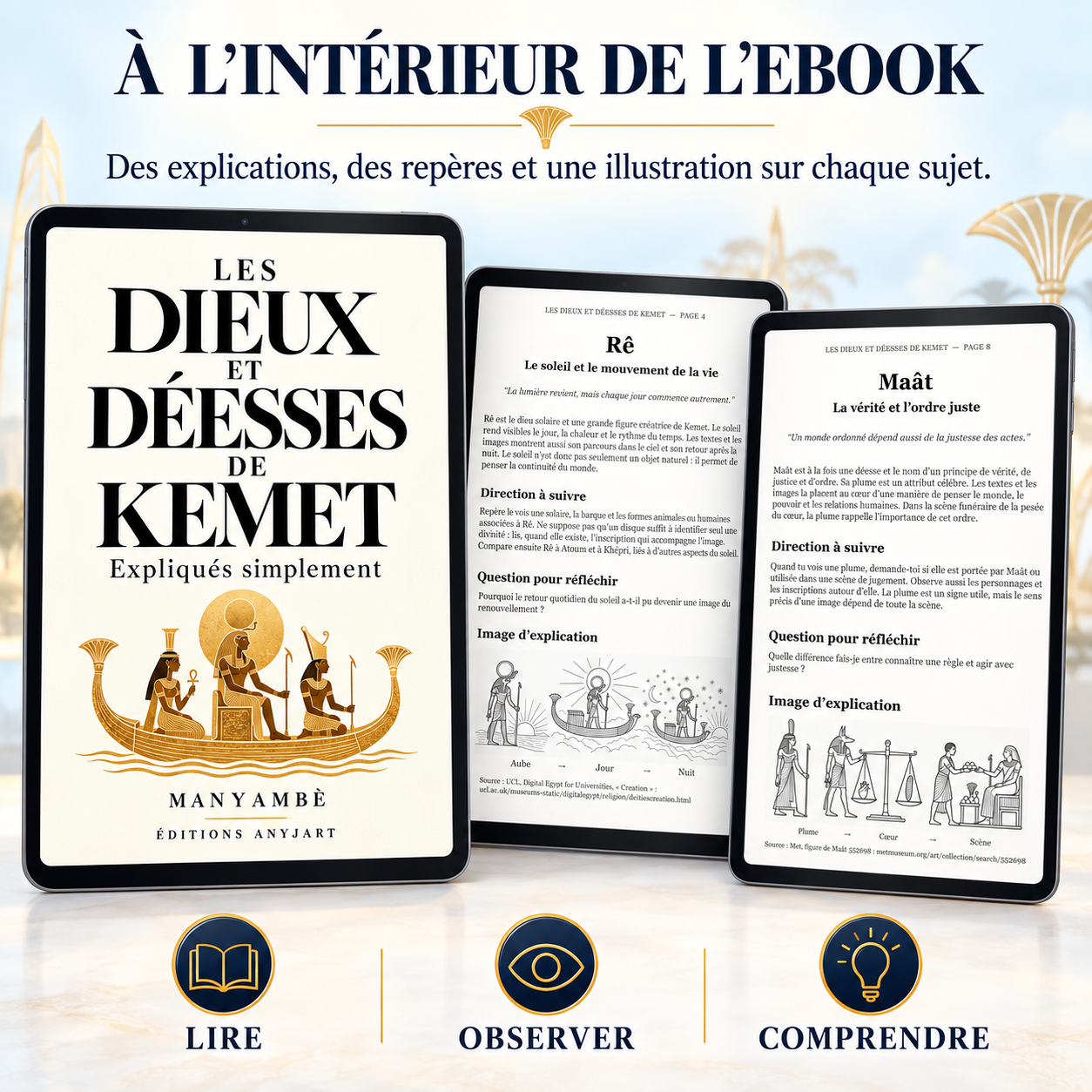 Les dieux et déesses de Kemet expliqués simplement