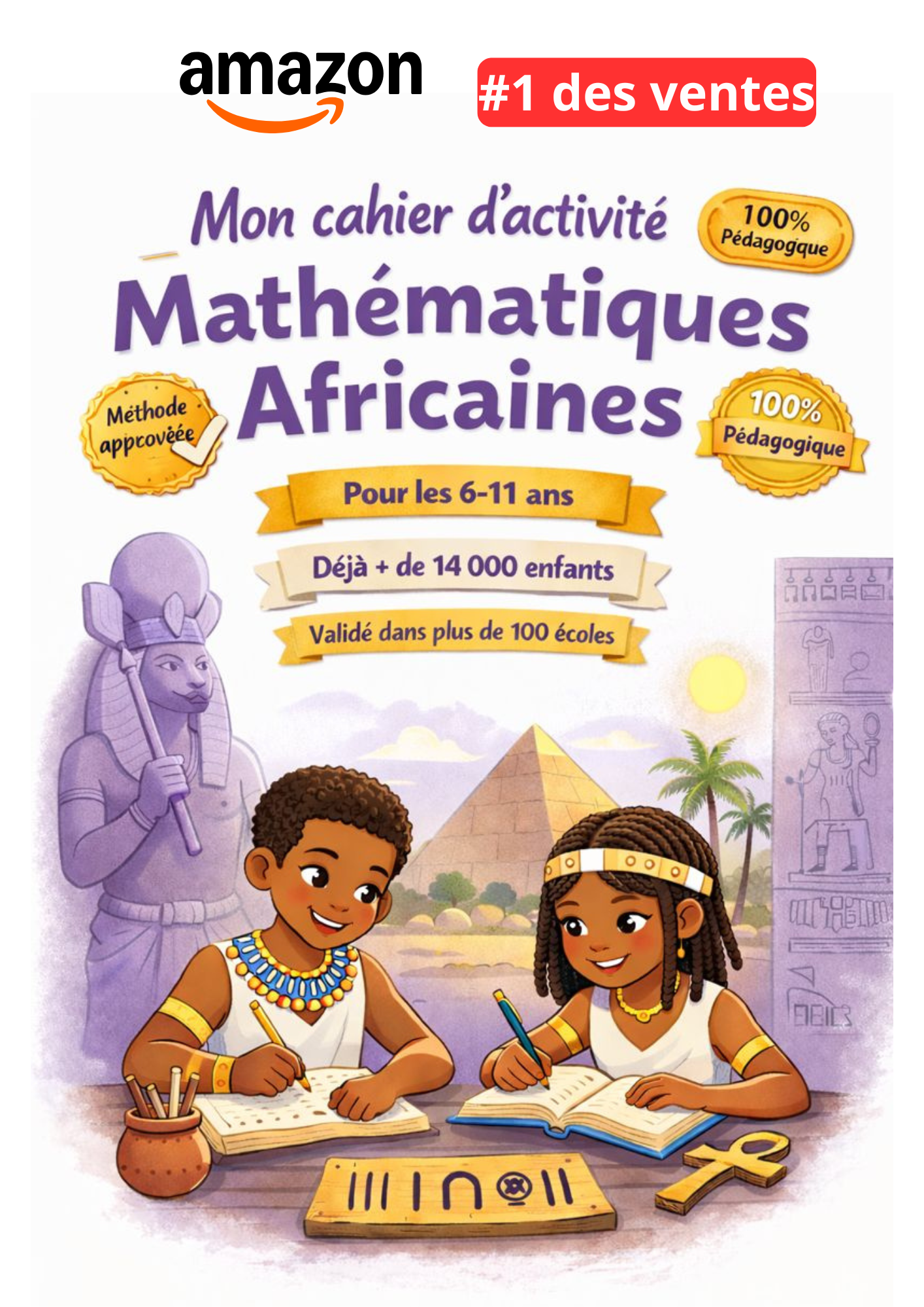 Europe - Mon cahier avec pleins d'activités de mathématiques africaines