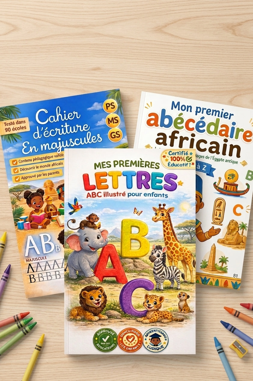 Pack Trio Spiritualité — abécédaire + écriture + premier mot