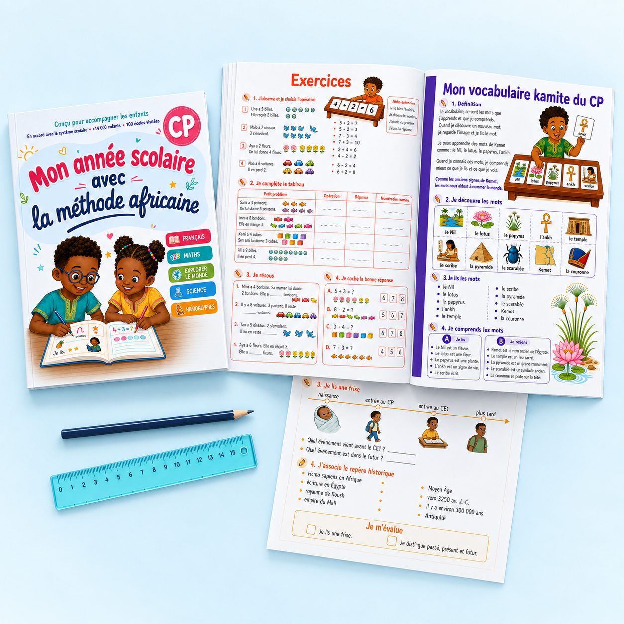 Mon année scolaire avec la méthode africaine : CP 6 - 7 ans