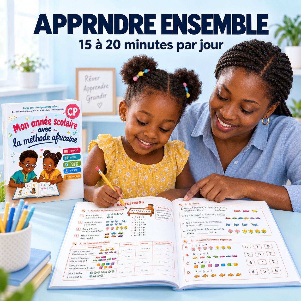 Mon année scolaire avec la méthode africaine : CP 6 - 7 ans