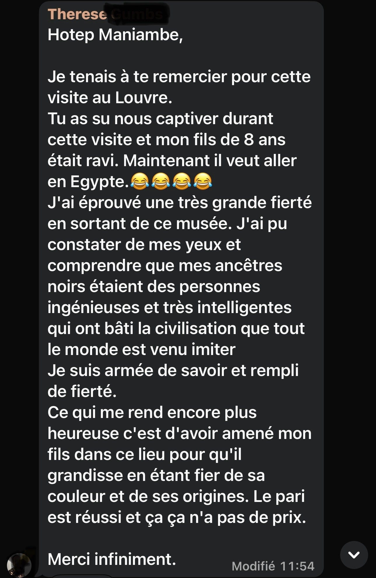 Visite du musée du Louvre