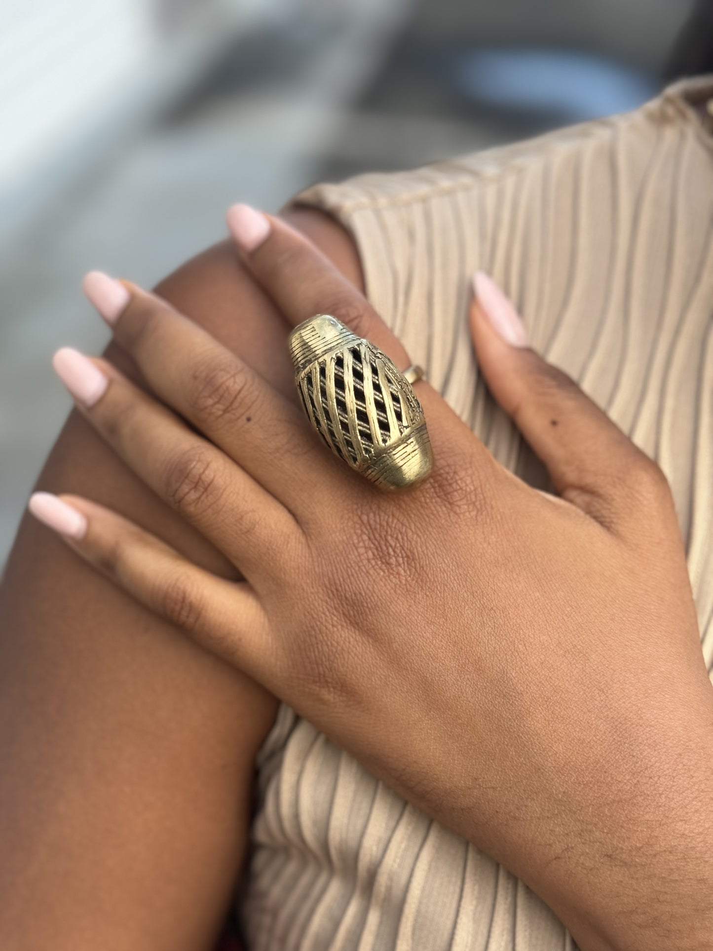 Bague africaine Akan peuple. anyjart edition
