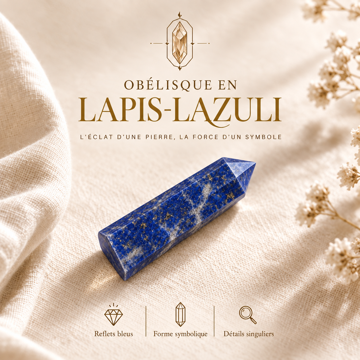 Obélisque en Lapis Lazuli