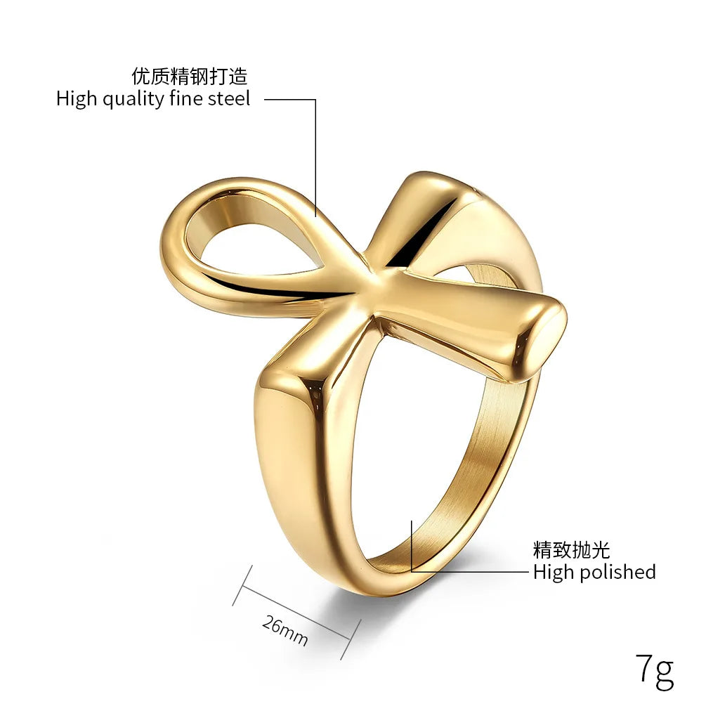 Bague croix pour homme