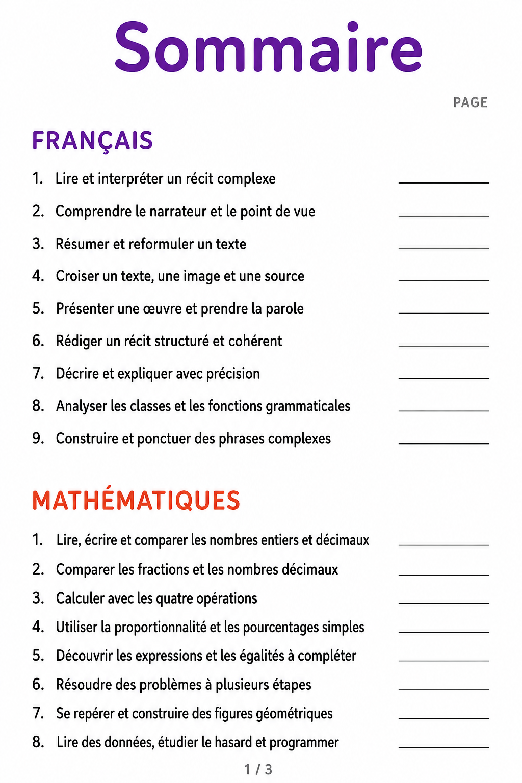 Mon année scolaire avec la méthode africaine : 6ème 11-12 ans – Français, mathématiques, histoire-géographie et hiéroglyphes | Exercices progressifs avec corrigés