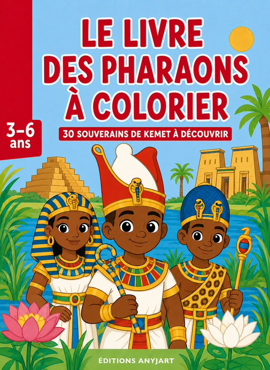 Le grand livre des pharaons à colorier