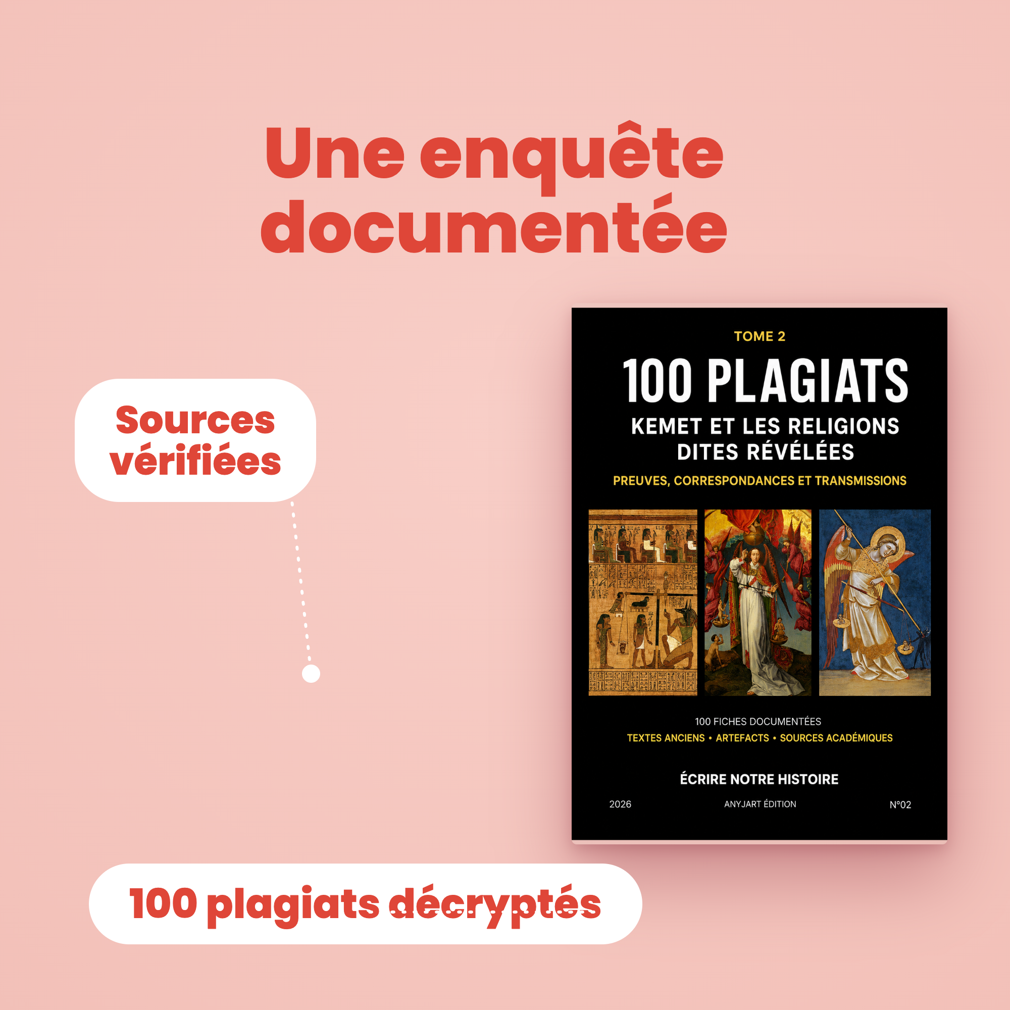100 Plagiats — Tome 2 : Kemet et les religions dites révélées