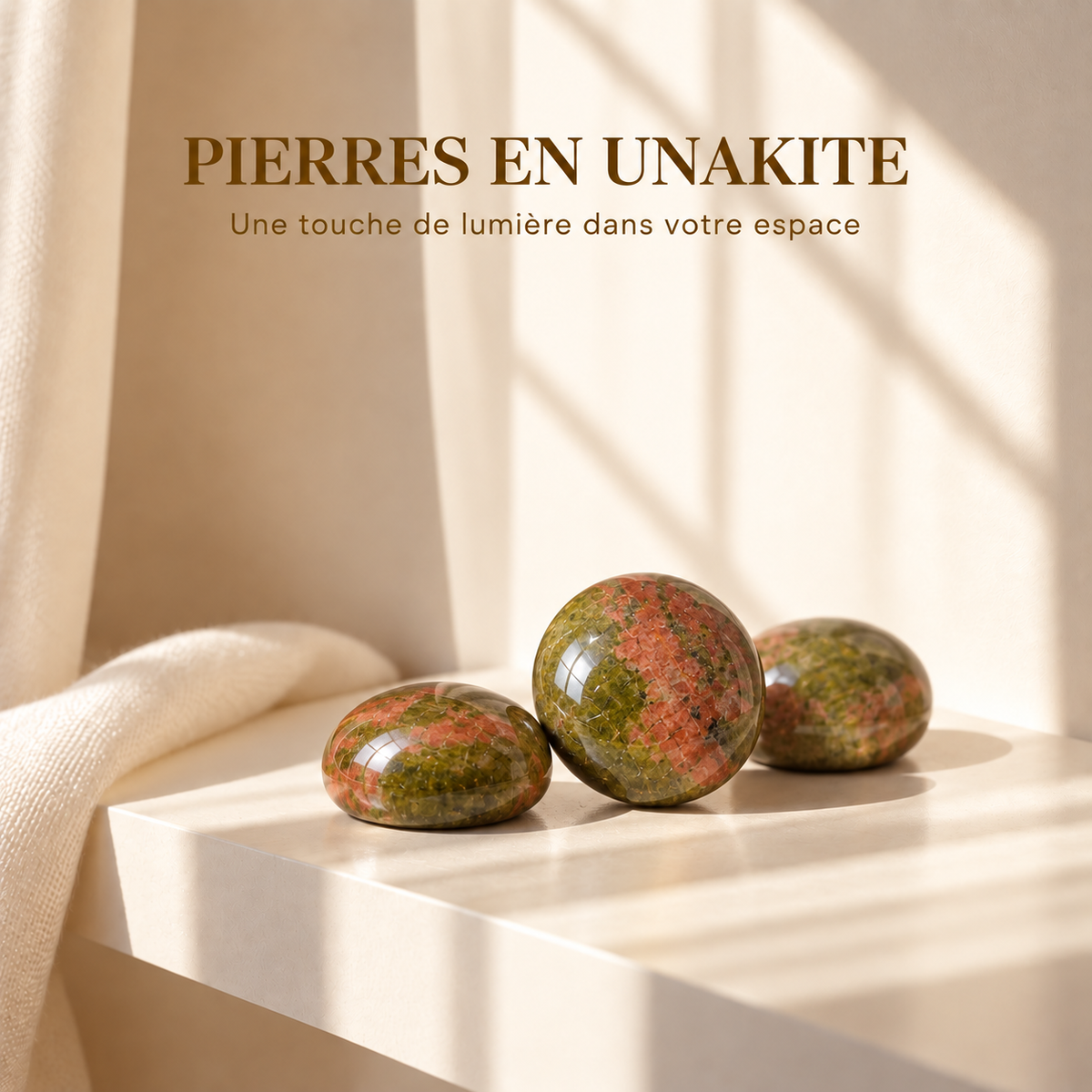 Cabochons Unakite 12 mm